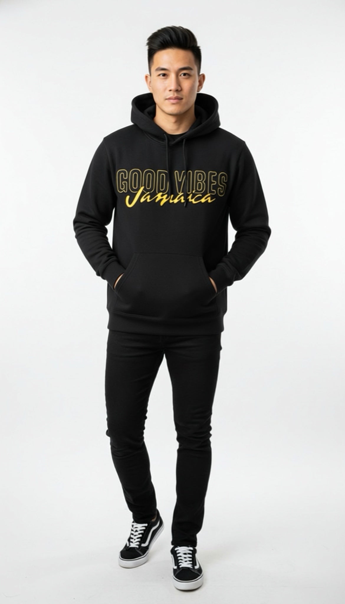Classic Loose Fit Hoodie - Black