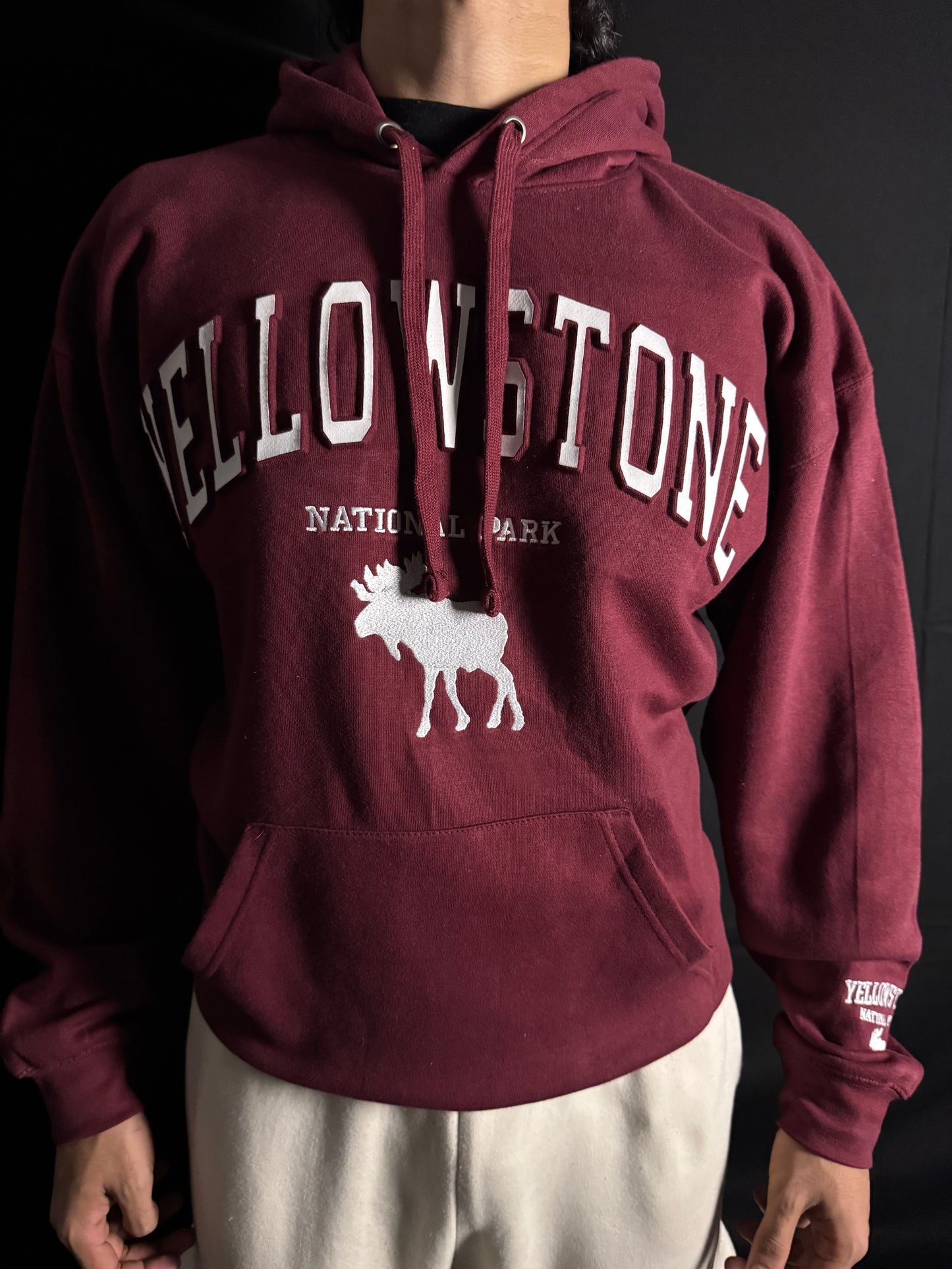 Classic Loose Fit Hoodie - Maroon
