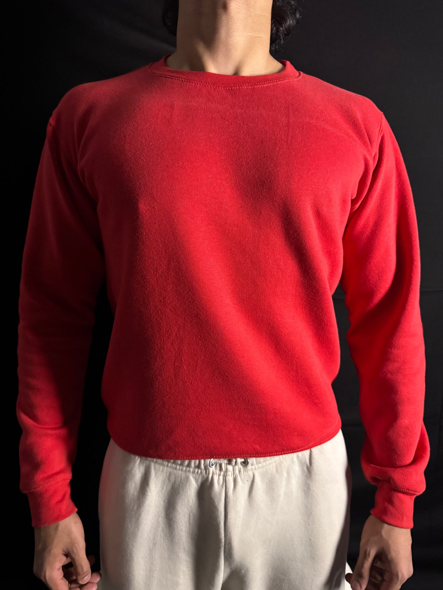 Classic Loose Fit Sweatshirt - Red