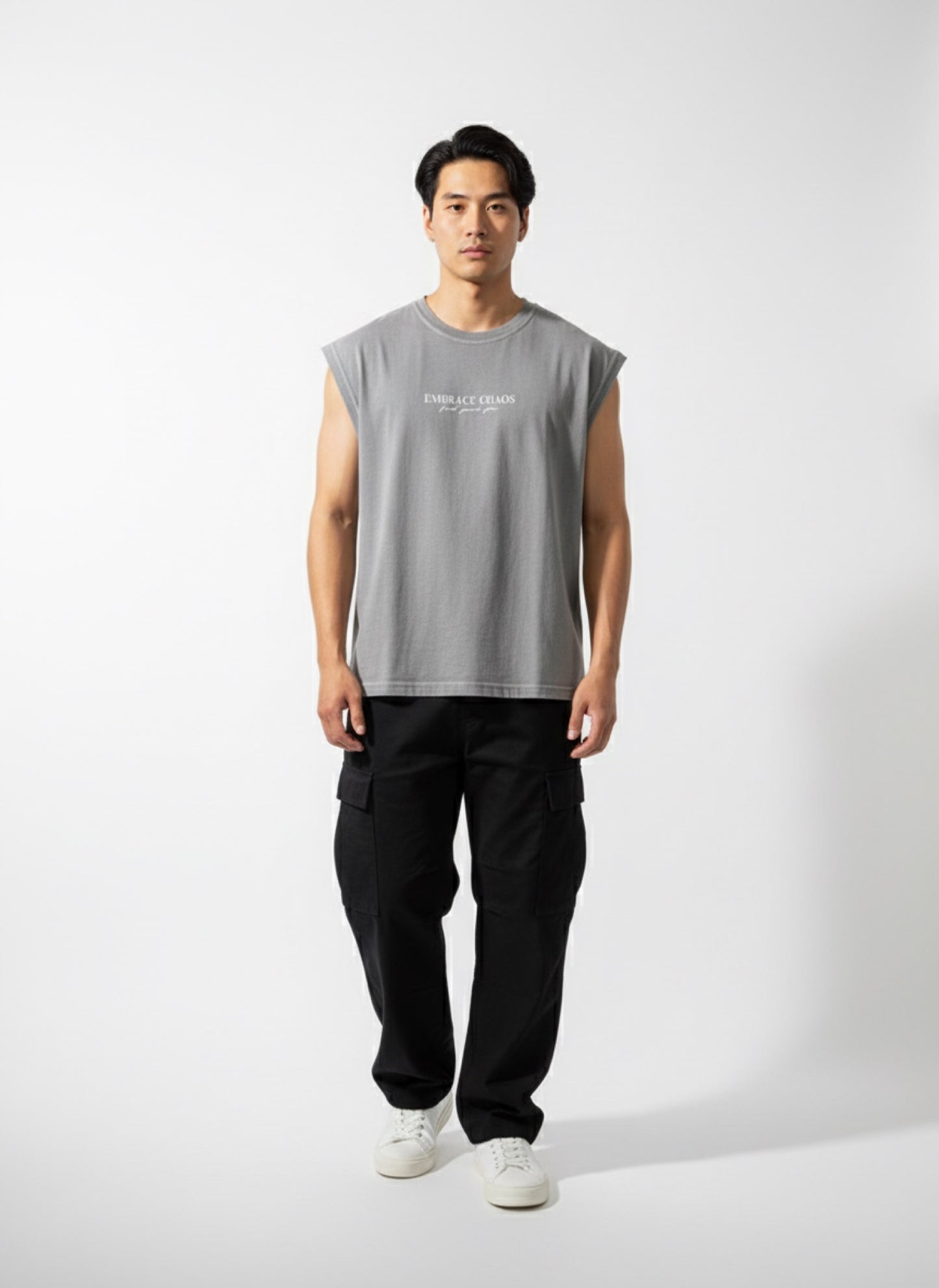 Light Grey Sando Shirt - Tank Top