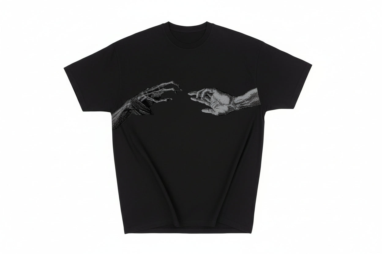 THE END - Oversized Fit T Shirt - Black