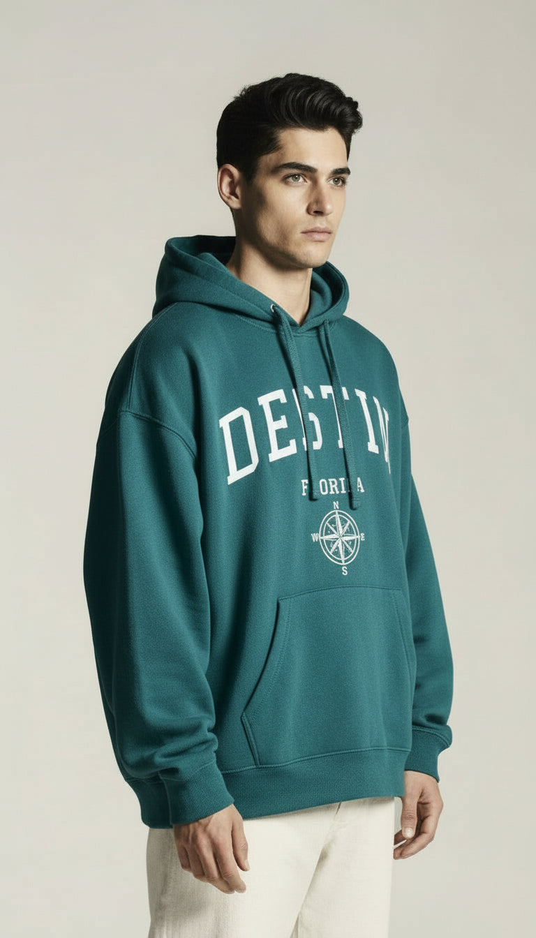 Classic Loose Fit Hoodie - Zinc