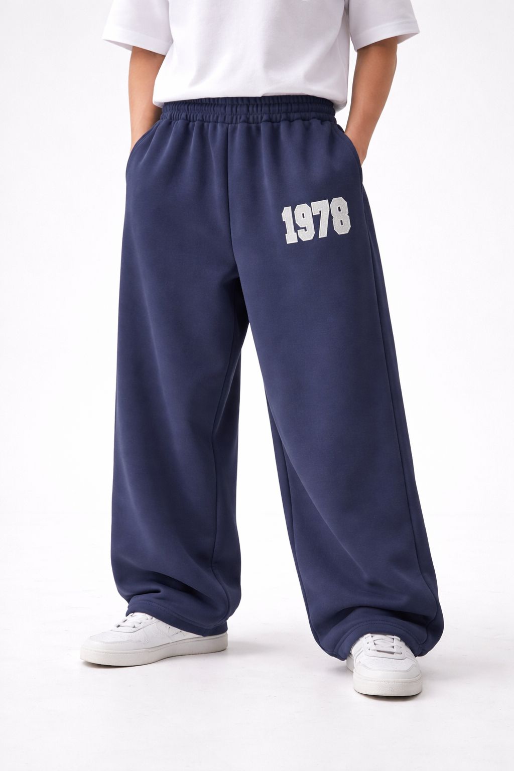 Oversized Fit trouser - Navy Blue