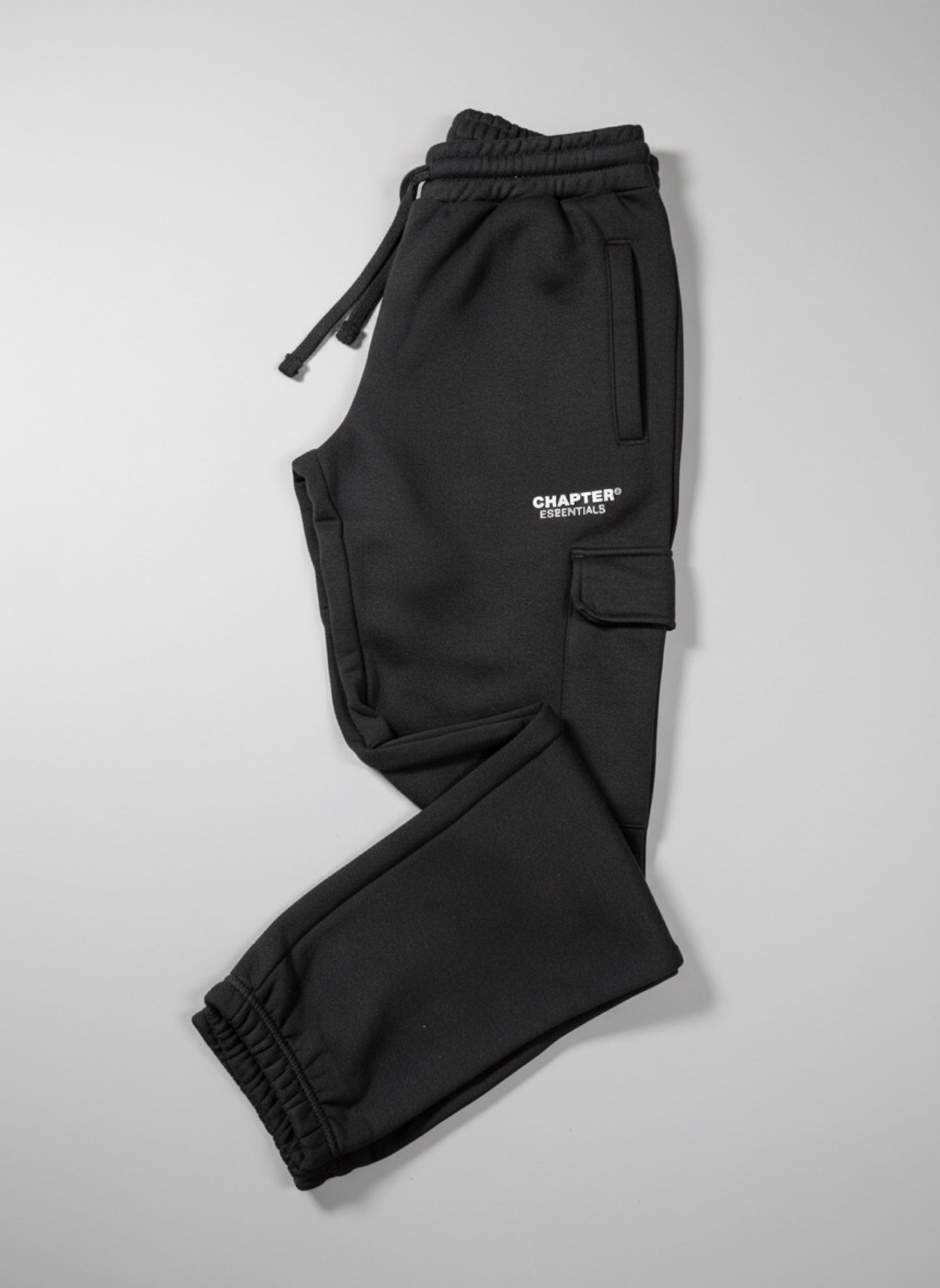 Classic Loose Fit Cargo Pants - Black