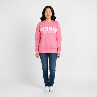 Classic Loose Fit Sweatshirt - Pink
