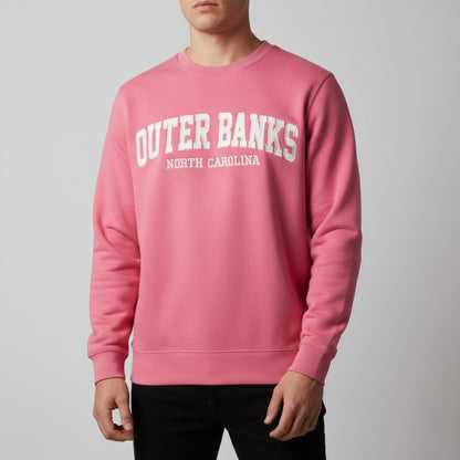 Classic Loose Fit Sweatshirt - Pink