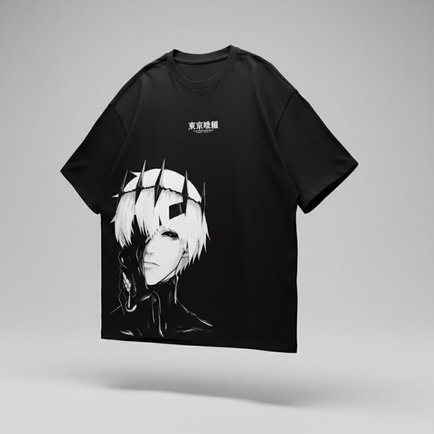 Ken Kaneki - Oversized Fit T Shirt - Black