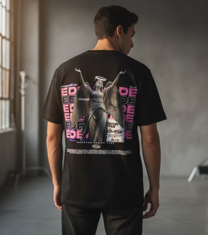 Edenmade - Oversized Fit T Shirt - Black