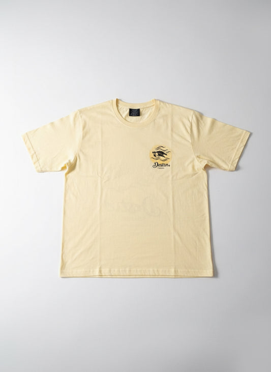 Destin - Classic Fit T Shirt - Yellow