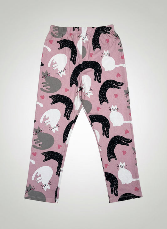 Classic Fit Pajamas - Coral Pink