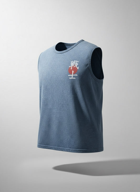 Light Blue Sando Shirt - Tank Top - Samurai