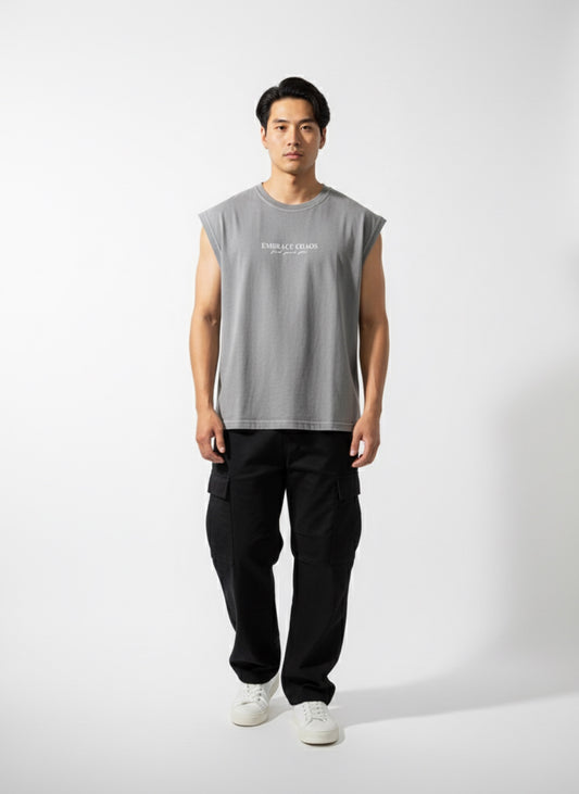 Light Grey Sando Shirt - Tank Top