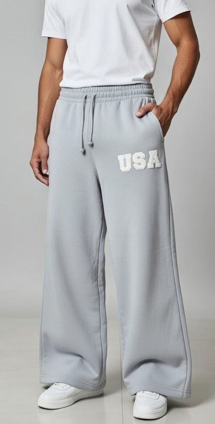 Oversized Fit trouser - Light Blue