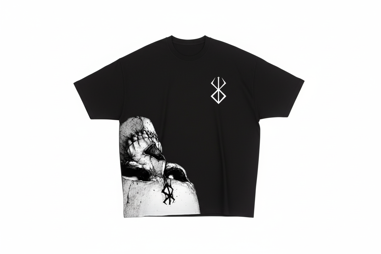 THE END - Oversized Fit T Shirt - Black