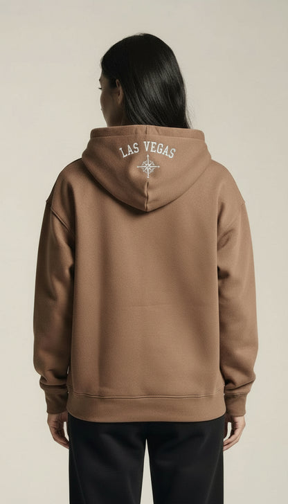 Classic Loose Fit Hoodie - Brown