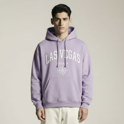 Classic Loose Fit Hoodie - Lilac