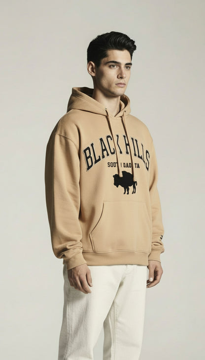 Classic Loose Fit Hoodie -Nude