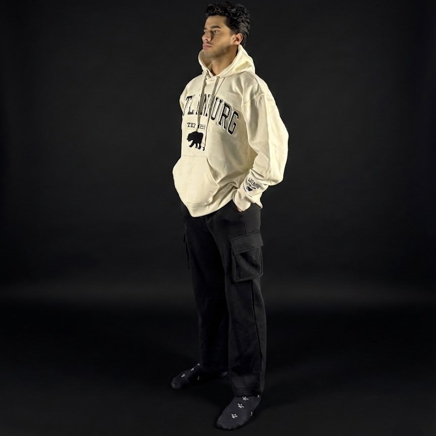 Classic Loose Fit Hoodie - beige