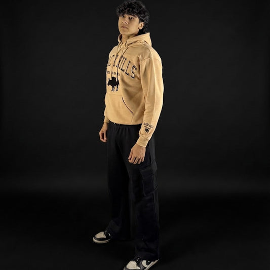 Classic Loose Fit Hoodie -Nude