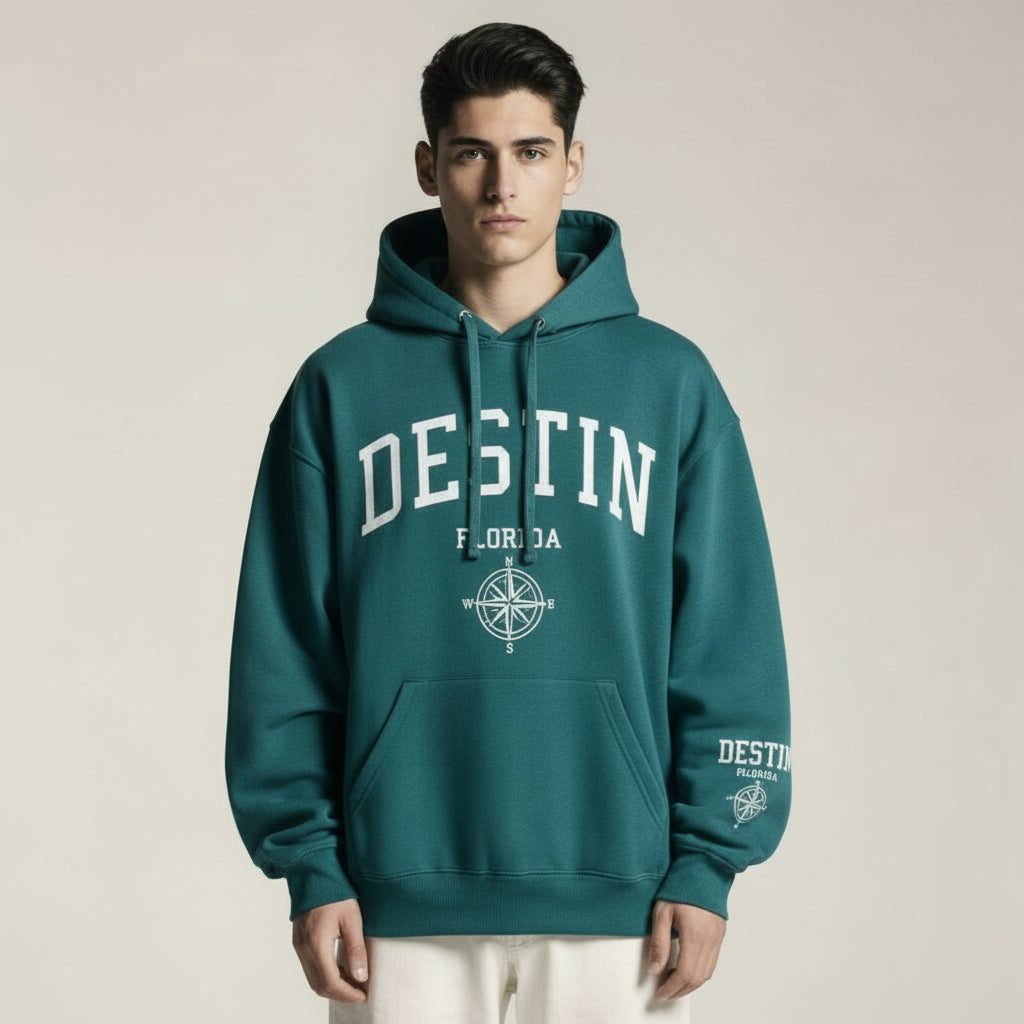 Classic Loose Fit Hoodie - Zinc